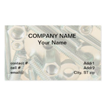 Assorted bolts business cards
