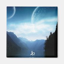 Astral Dawning Square Magnet