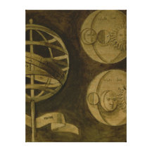 Astrology: Various Instruments and Diagrams Gallery Wrapped Canvas