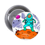 Astronaut Kid Buttons