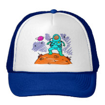 Astronaut Kid Mesh Hats