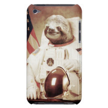 Astronaut Sloth iPod Case-Mate Cases