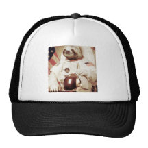 Astronaut Sloth Mesh Hats