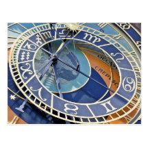 Astronomical Clock, Old Town, Prague Postcard