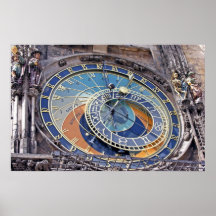 Astronomical Clock, Old Town, Prague Print