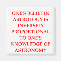 astronomy astrology joke magnet