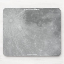 Astronomy Moon's Surface Image Mousepad