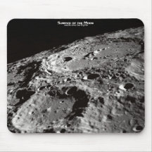 Astronomy Surface of the Moon Detailed Image Mousepad