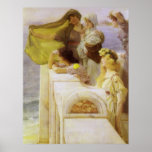 At Aphrodite's Cradle by Sir Lawrence Alma Tadema Print