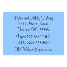 At Home Address Business Cards