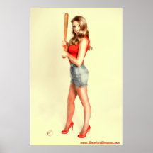 At the ball park print