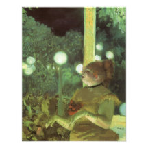 At the Cafe Concert by Degas, Karaoke Party Personalized Invites