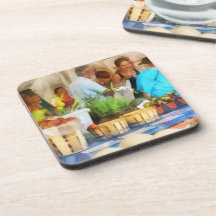 At the Farmer's Market Coasters