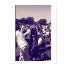 At the races postcard