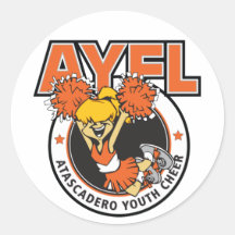 Atascadero Youth Cheer Stickers
