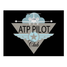 ATF Pilot Club Postcard