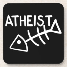 Atheist Fish Coaster