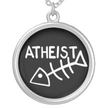 Atheist Fish Custom Necklace