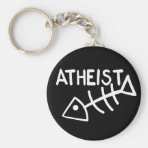 Atheist Fish Keychain