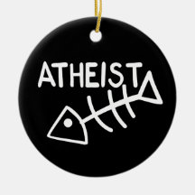 Atheist Fish Ornament