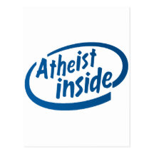 Atheist Inside Post Card