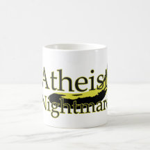 Atheist Nightmare Banana Mugs