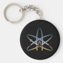 Atheist Symbol Keychain