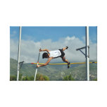 ATHLETICS JUMPS STRETCHED CANVAS PRINT