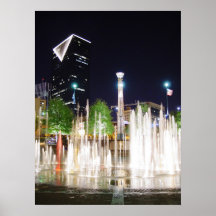 Atlanta at Night Poster