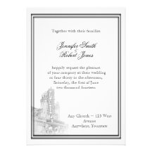 Atlanta Destination Wedding Invitation
