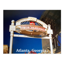 Atlanta Georgia Atlanta Underground Postcard Photo