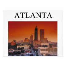 ATLANTA georgia Personalised Invitations