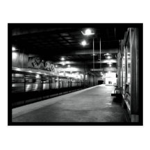 Atlanta Subway Station Postcard