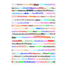 Atlanta Text Design II Invitation