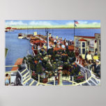 Atlantic City New Jersey Inlet Fishing Pier Print