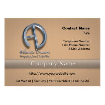 Atlantic Dreams 3D Logo Business Card Template
