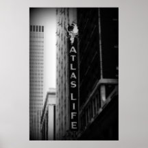 Atlas Life, Tulsa, Oklahoma. Derrick W. Black Print