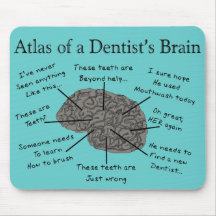 Atlas of a Dentist's Brain Mouse Pads
