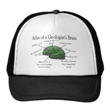 Atlas of a Geologist's Brain Funny Gifts Hat