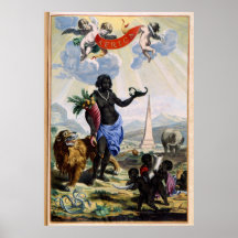 Atlas of Africa by Johannes Visscher 1600's Print