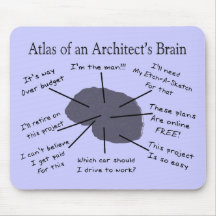 Atlas of an Architect's Brain Mousemat