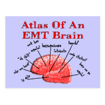 Atlas Of An EMT Brain Post Card