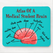 Atlas of Medical Student Brain Mousepad