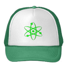 atom light green trucker hats