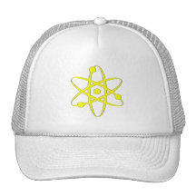 atom yellow trucker hats