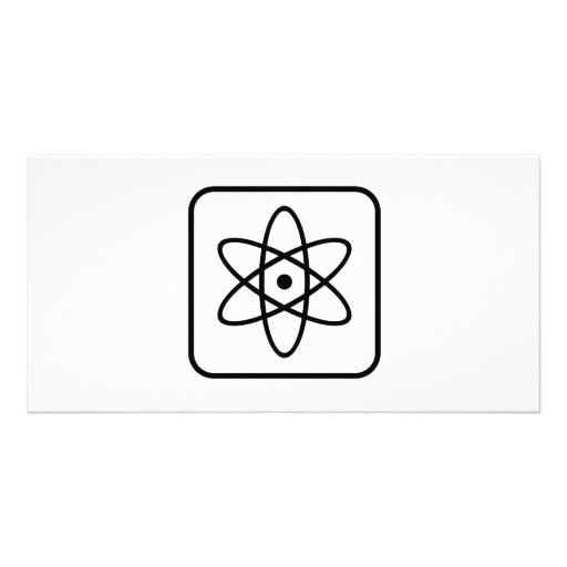 Atomic Chic Photo Greeting Card