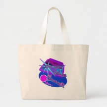 Atomic Dog Retro Rap Hip Hop Rave Electro Canvas Bag
