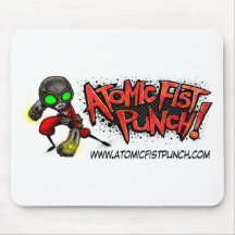 ATOMIC FIST PUNCH MOUSEPAD