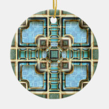 Atrium Pool Christmas Ornament