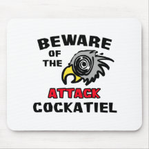 Attack Cockatiel Mouse Mats
